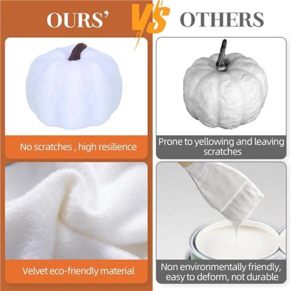 12pcs Mixed Artificial Fake Harvest Pumpkins for Fall Thanksgiving Halloween - Picture 3 of 7